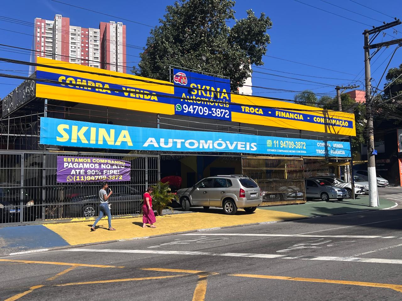 Fachada da Skina Automóveis em Diadema